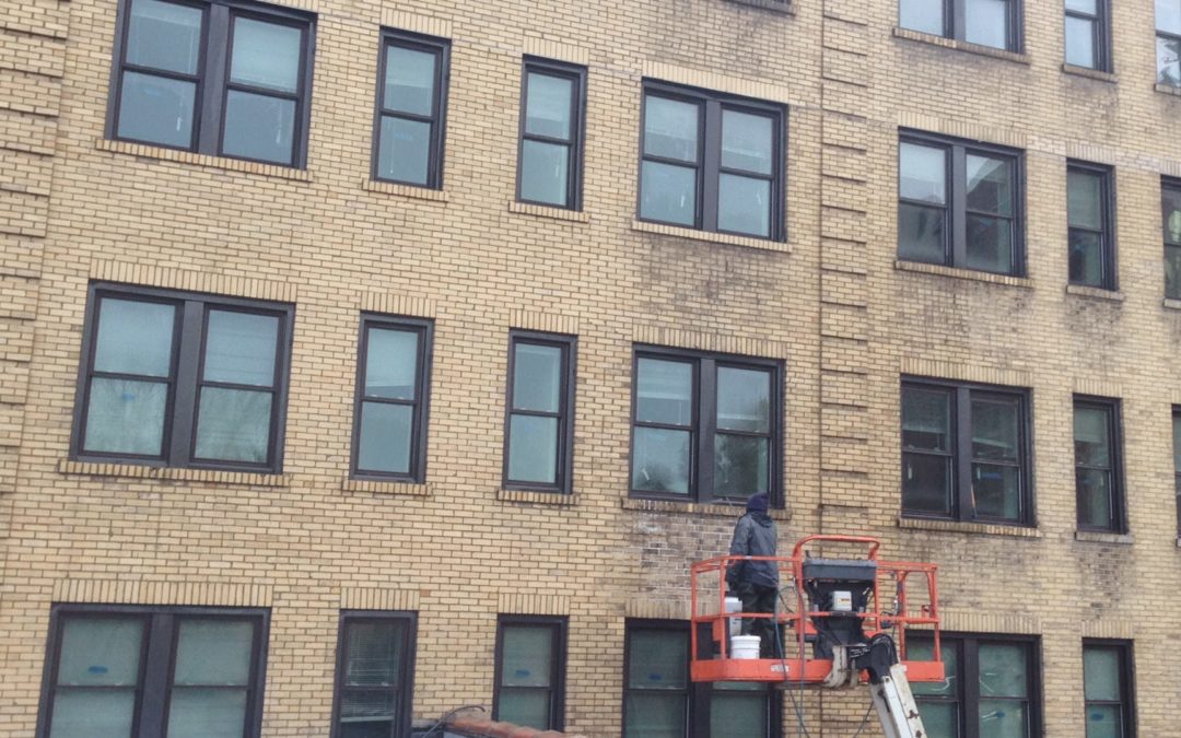 Exterior Building Power Washing Chicago